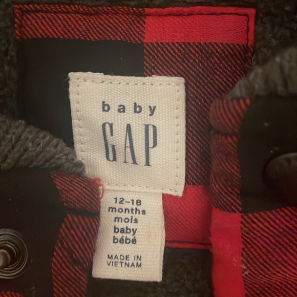 Gap 12-18 Month Flannel Jacket - Picture 2 of 4